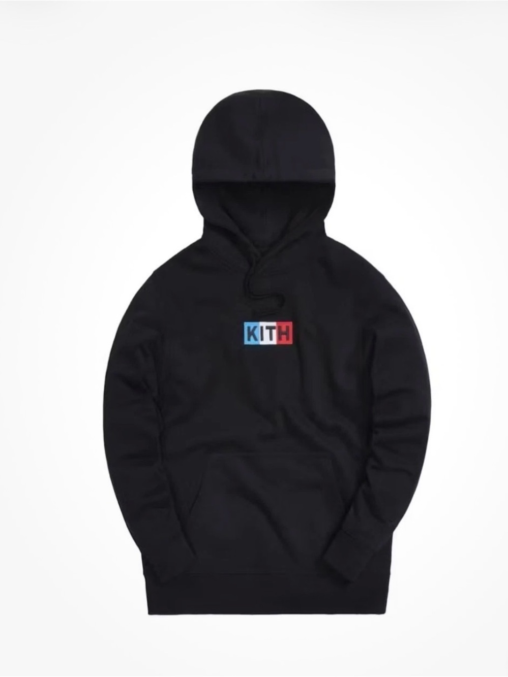 KITH Black Logo Hoodie - Men's Pullover Sweatshirt Size xl